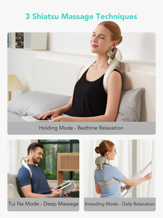 Produktbild SKG Neck Massager H7 ultra-E - Golden (golden massage heads)