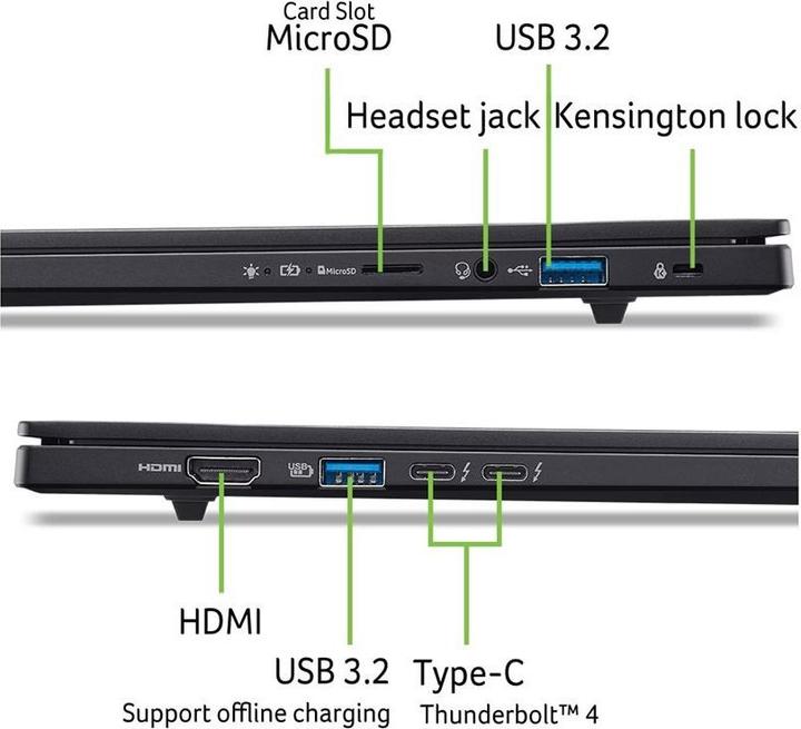 Produktbild Acer Swift Go 16 AI OLED (16", 1000 GB, 32 GB, DE, Intel Core Ultra 9 288V)
