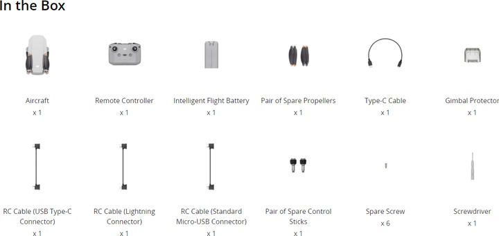 Actual product image DJI Mini 2 (31 min, 249 g, 12 Mpx)