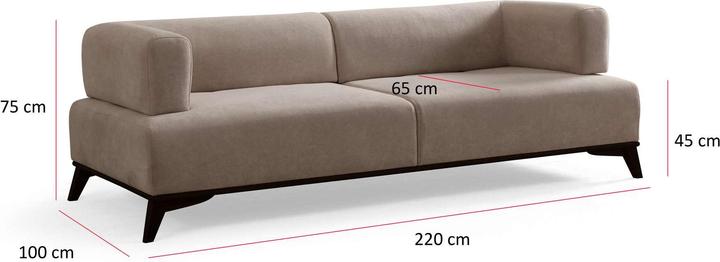Produktbild Atelier del Sofa Hera 3-Seat Sofa (3-Sitzer)