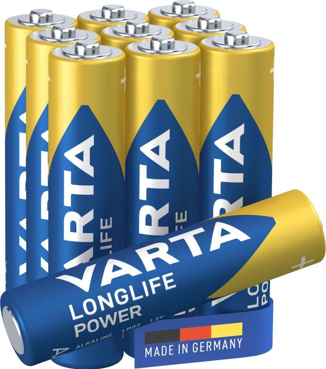 Actual product image Varta Battery LONGLIFE Power AA NEW (10 pcs., AA, 1500 mAh)