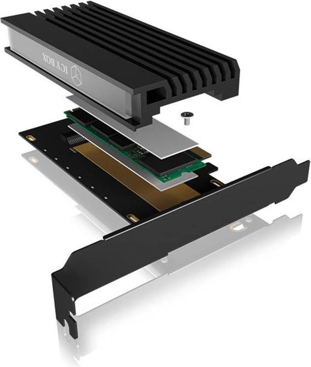 Actual product image Icy Box IB-PCI214M2-HSL