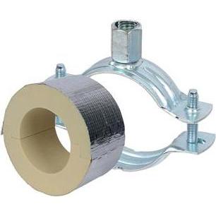 Walraven, Zubehör Sanitärinstallation, BISOFIX Kühlrohrschelle PIR60 Ø33,7-35,0mm mit 60mm Isolierung, Kombi-Muffe M8/10...