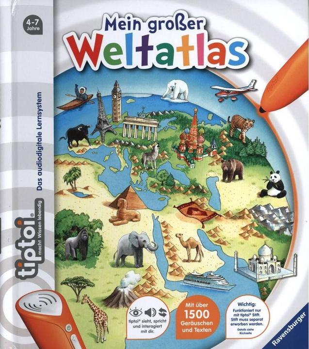 Produktbild tiptoi Mein grosser Weltatlas (Deutsch, Constanze Schargan, Inka Friese, 2013)