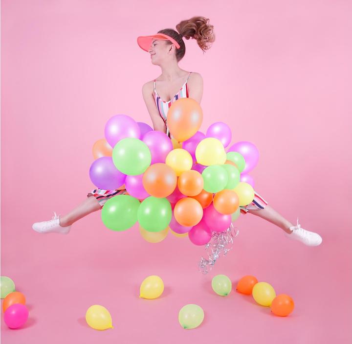 Image du produit Partydeco Ballons néon 25cm (5pcs) (5 x)