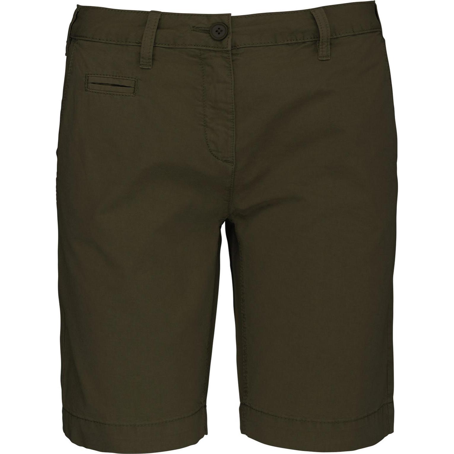 Kariban, Damen, Shorts, Délavé, Grün, (36)