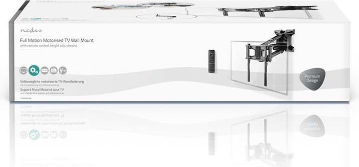 Actual product image Nedis Motorised TV wall mount 37-70 " maximum supported screen weight: 35 kg rotatable M (Wall, 70", 39 kg)