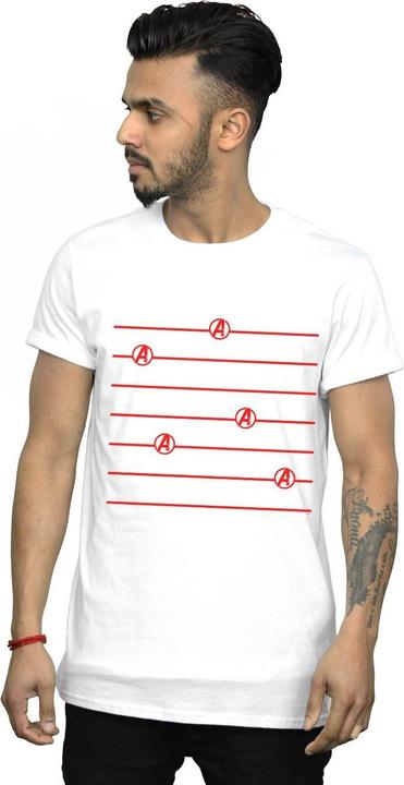 Produktbild Avengers Endgame Logo Stripes TShirt (XXL)