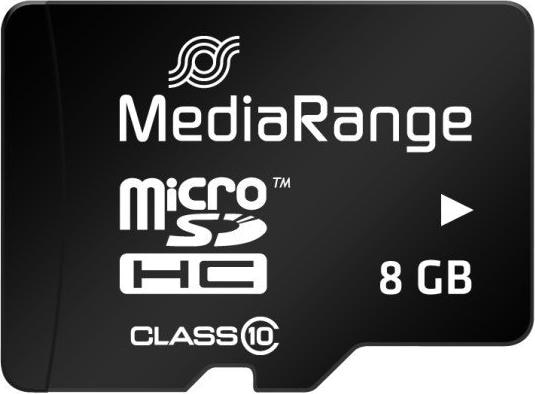 Productafbeelding MediaRange MR957 (8 GB, microSDHC, U1, UHS-I)