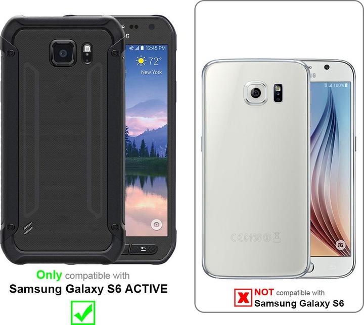Actual product image Cadorabo Case for Samsung Galaxy S6 ACTIVE with belt clip (Samsung Galaxy S6 Active)