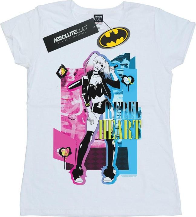 Produktbild Harley Quinn Rebel Heart TShirt aus Baumwolle (L)
