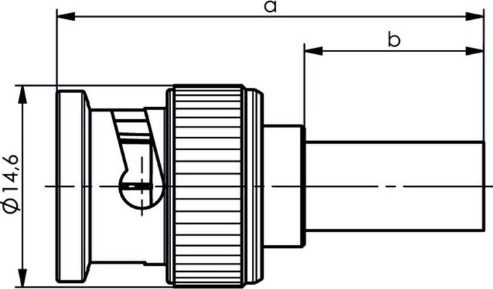 Actual product image Telegärtner BNC connector
