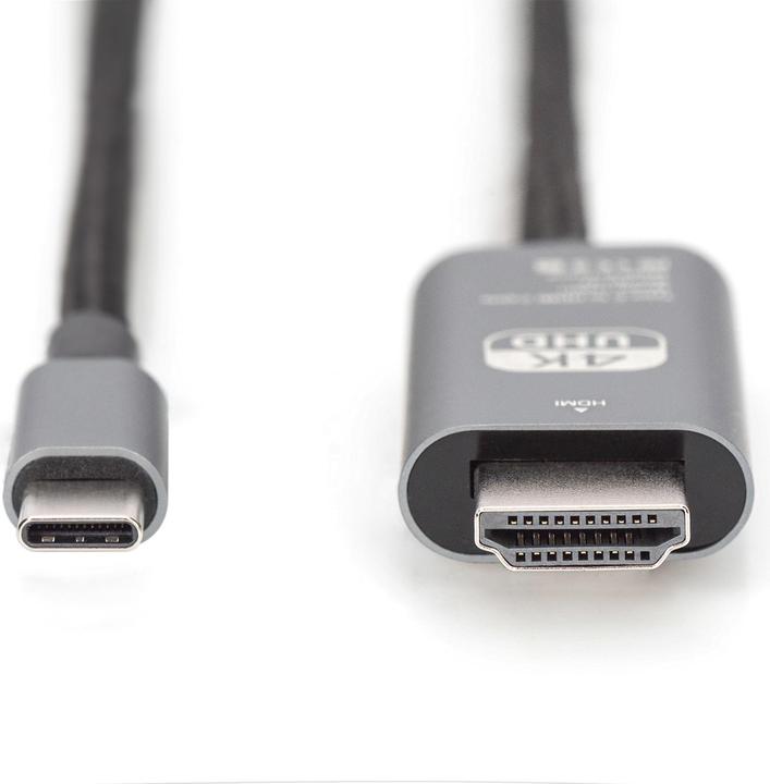 Produktbild Digitus USB-C Adapterkabel, Typ-C auf HDMI St/St (1.80 m)