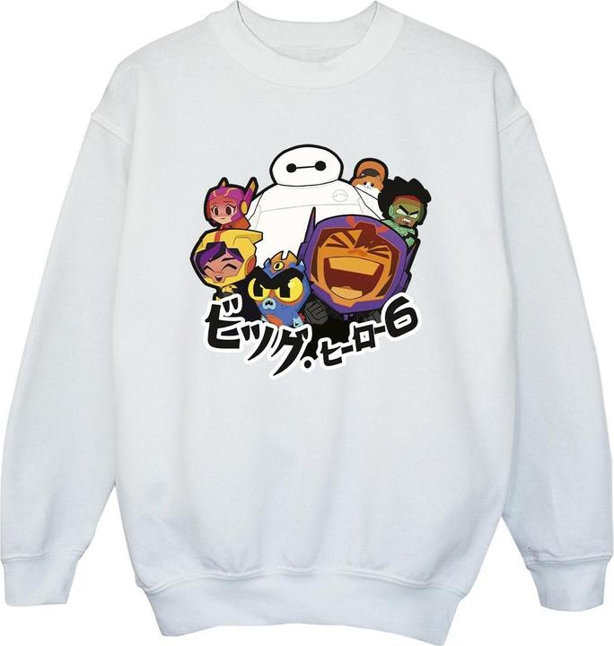 Produktbild Disney Big Hero 6 Baymax Group Manga Sweatshirt Mädchen (104)