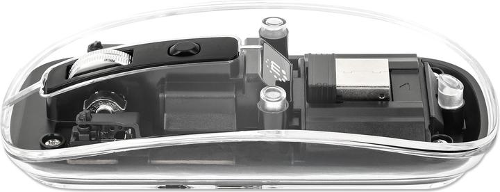 Produktbild Manhattan MH Transparent 4D mouse, Black (Kabellos)
