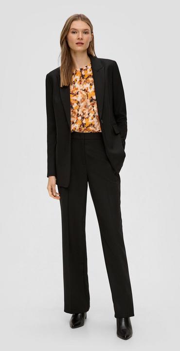 Immagine prodotto s.Oliver Bluse Chiffon-Bluse mit Webstruktur (46)