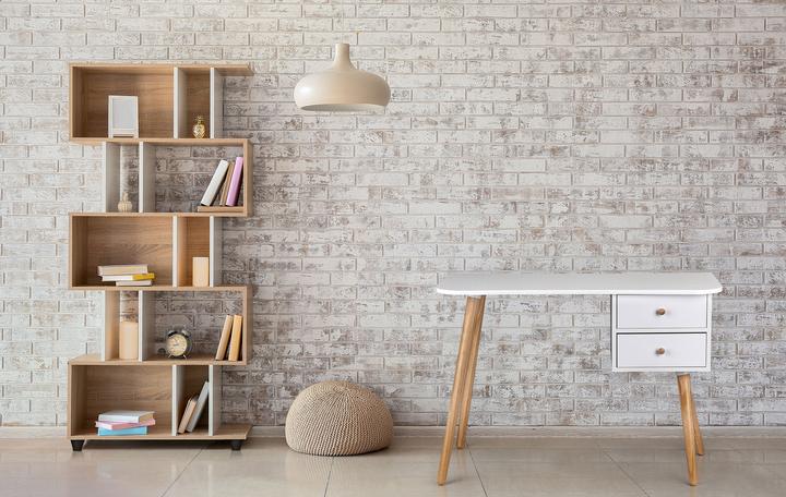 Actual product image Modernhome Modern computer desk 2 drawers (100 x 48 x 70 cm)