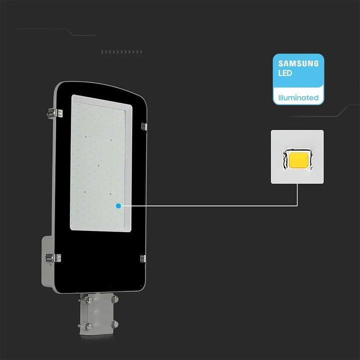 Actual product image V-TAC VT-215301 - Streetlight, 100 W, 10000 lm, 6500 K, IP65, grey (10000 lm, IP65)