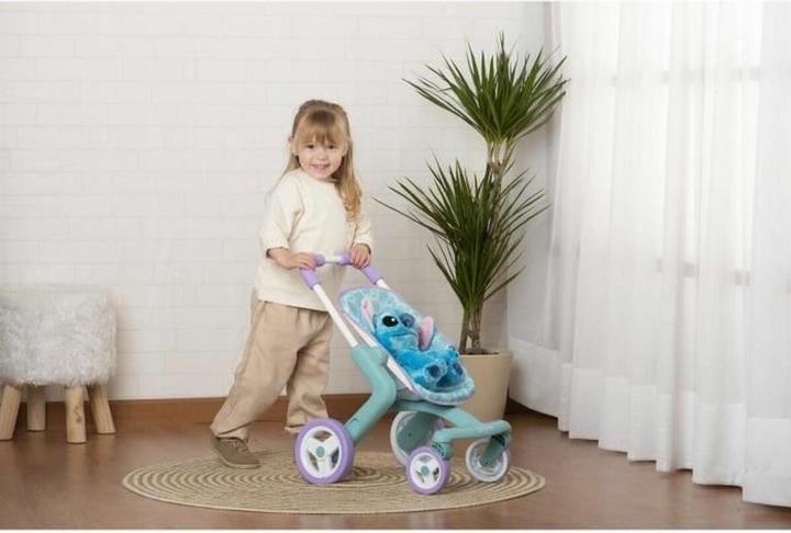 Image du produit Smoby Poussette de poupée Stitch + peluche