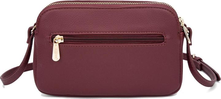Produktbild David Jones **Damen Umhängetasche - Modell Erisma Lux - Pu Vegan Leder** - 21.0 X 13.0 X 5.0 Cm