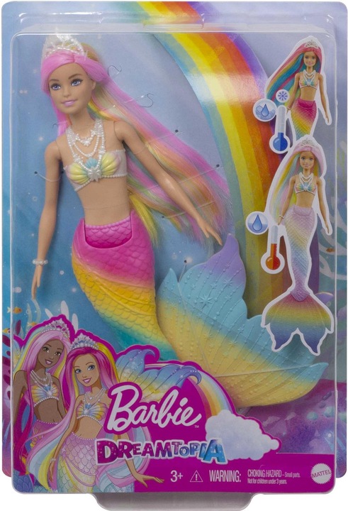 Image du produit Barbie Dreamtopia Magie Arc-en-ciel - Poupée sirène 1