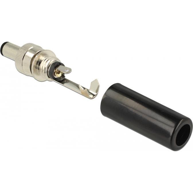 Delock Netzanschluss, Elektronikkabel + Stecker, Schwarz
