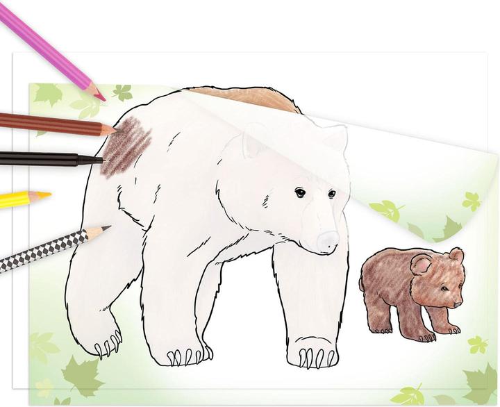 Produktbild Magni Copy & Colouring Book Wildtiere
