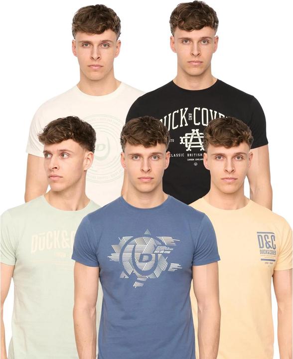 Produktbild Duck and Cover Haltecks TShirt (5erPack) (M)