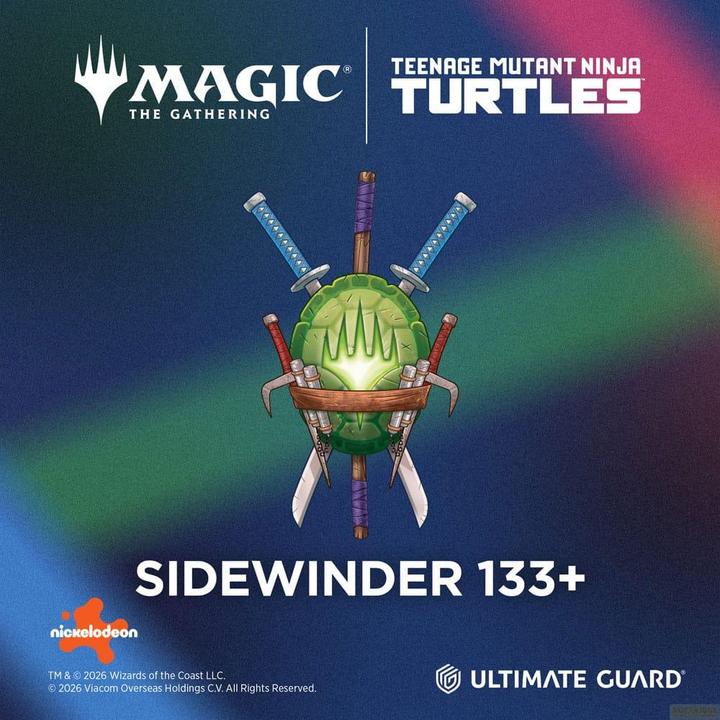 Actual product image Ultimate Guard Sidewinder 133+ Xenoskin Magic: The Gathering | Teenage Mutant Ninja Turtles - Lean M