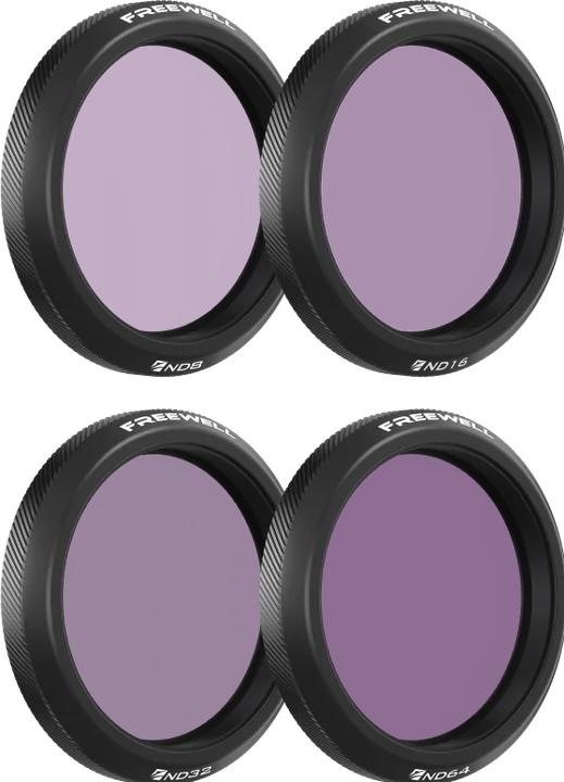 Immagine prodotto Freewell Pacchetto di filtri ND giornalieri standard (Osmo Action 5 Pro)