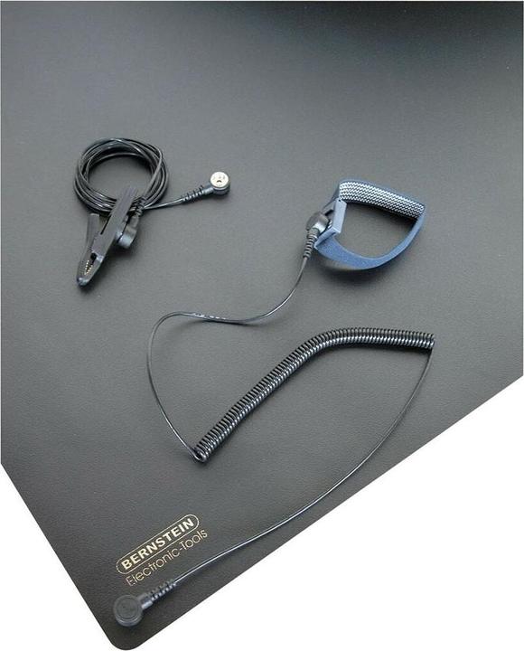 Produktbild Bernstein ESDTischmattenSet Schwarz (Statikschutz)