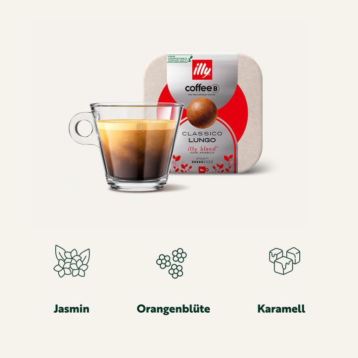 Actual product image CoffeeB Illy Classico Lungo (9 x Port.)