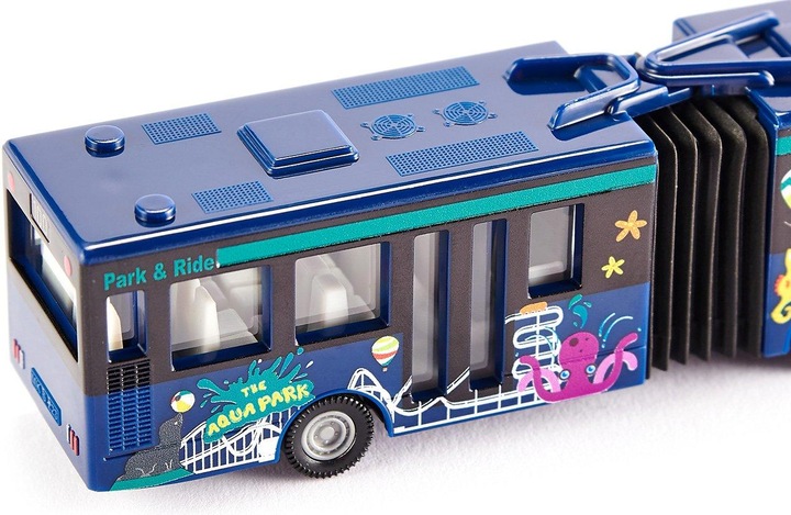 Actual product image Siku Articulated bus