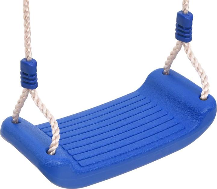 Actual product image vidaXL Swing seats with ropes 2 pcs. Blue 37x15 cm Polyethene