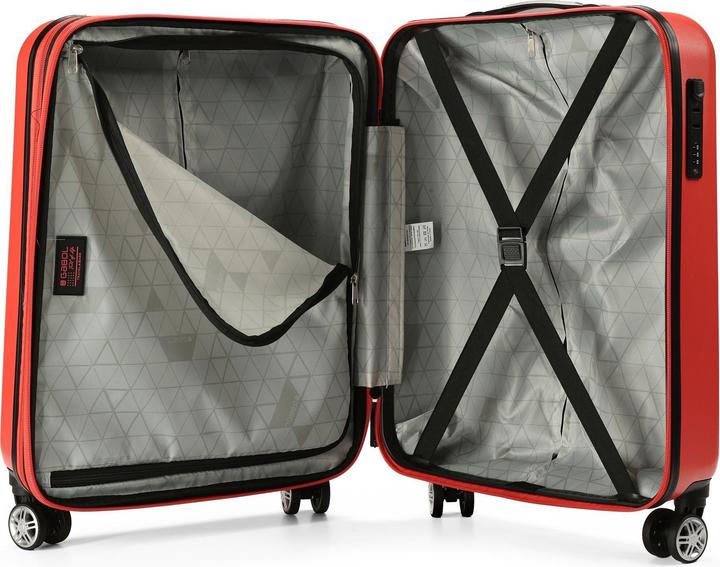 Produktbild Gabol Future Plus 4 Rollen Kabinentrolley 55 cm mit Dehnfalte (41 l)