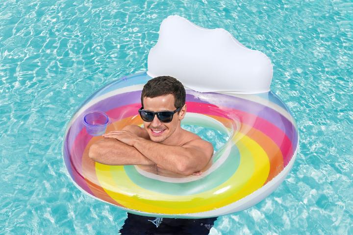 Immagine prodotto Bestway Pripučiamas plaukimo žiedas 107 cm Rainbow 43647