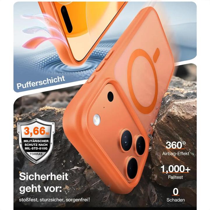 Actual product image Torras Guardian-Magnetic Series Iphone (Apple iPhone 17 Pro)