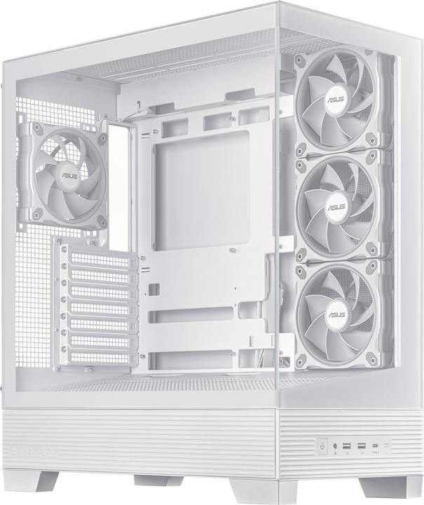 Actual product image ASUS A31 Plus Tg Argb White (mATX, Mini-ITX, ATX)
