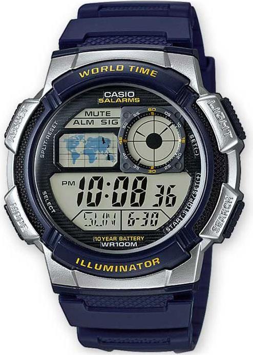 Produktbild Casio Ae-1000w-2avef (Digitaluhr, 43.70 mm)