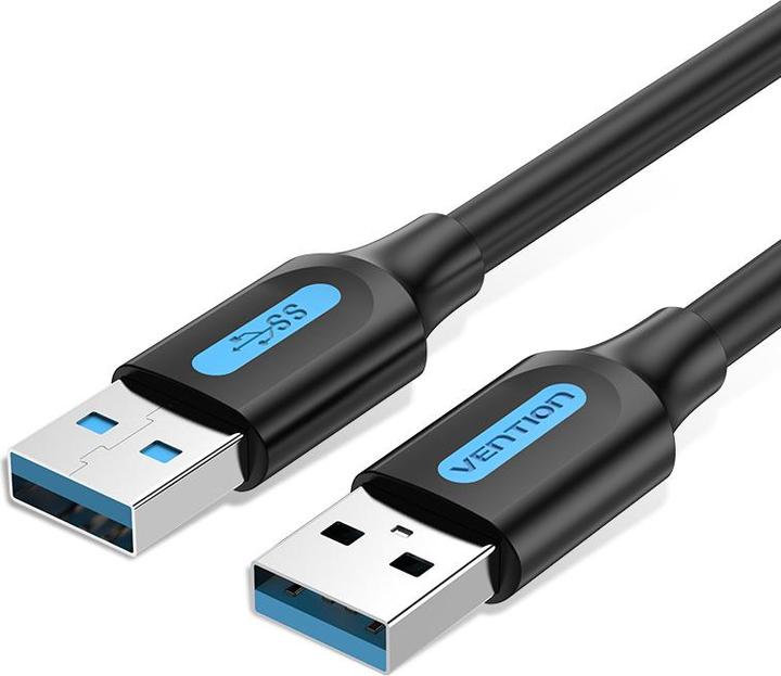 Actual product image Vention USB 3.0 cable CONBF 1m Black PVC (1 m, USB 3.2 Gen 1)