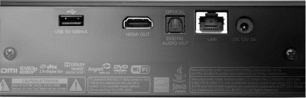 Image du produit Samsung BD-ES6000, Lecteur BD 3D, petit format, WLAN intégré