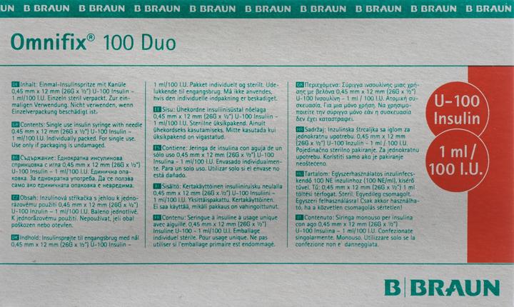 Produktbild B.Braun Omnifix duo mit Kanüle G26