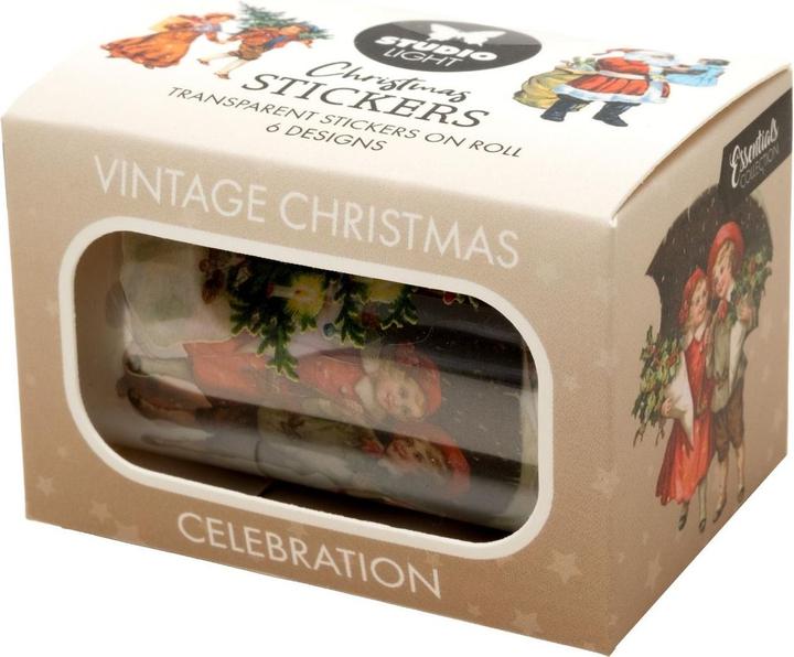 art by marlene Christmas Stickers - Vintage Christmas "Celebrations" Essentials