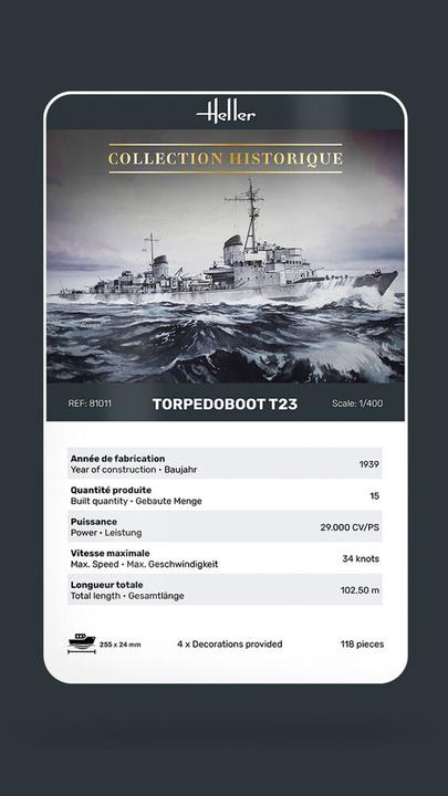 Produktbild Heller Torpedoboot T23