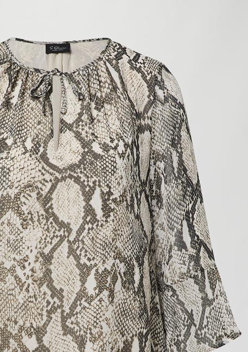 Image du produit s.Oliver Kleid Kleid mit Schlangen-Print und Viskosefutter (34)