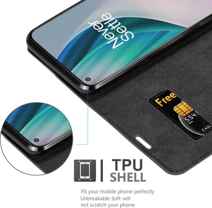 Image du produit Cadorabo Book Couverture magnétique invisible (OnePlus North N100)