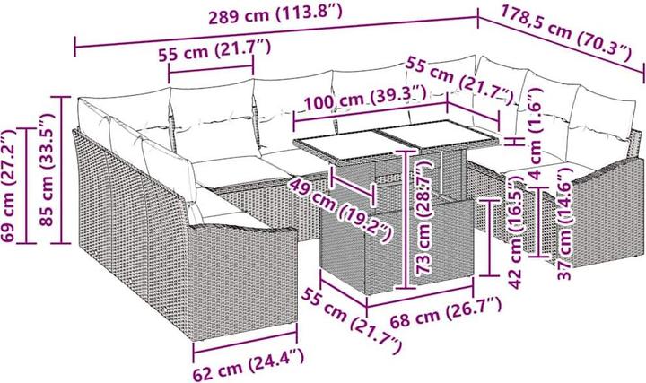 Produktbild vidaXL Boston