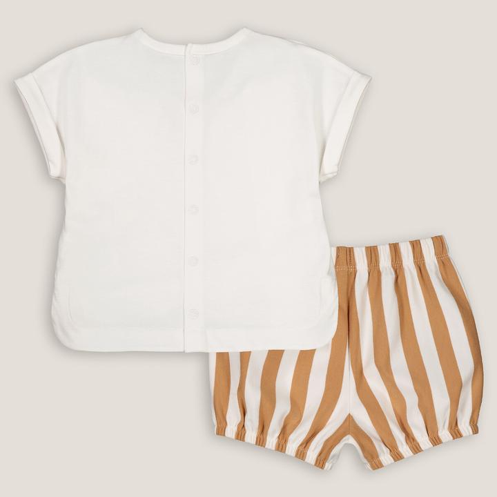 Actual product image La Redoute Collections T-shirt and shorts set (60)