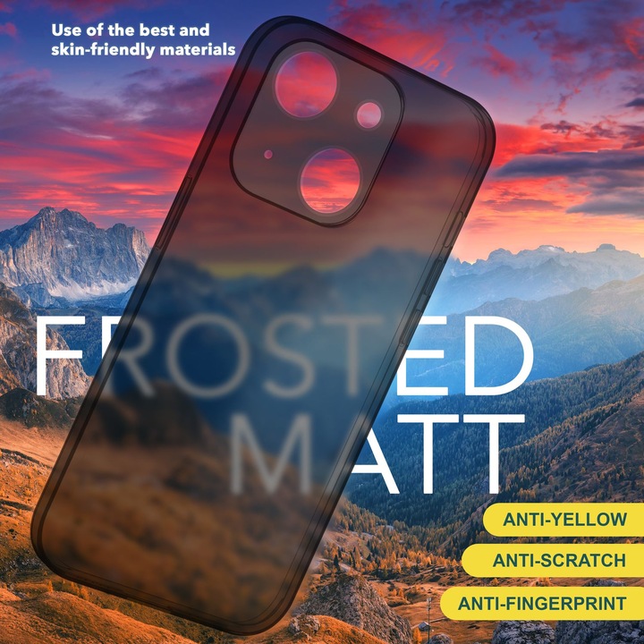 Actual product image Nalia Extremely Thin 0.3mm Matt Hardcase (Apple iPhone 15 Plus)