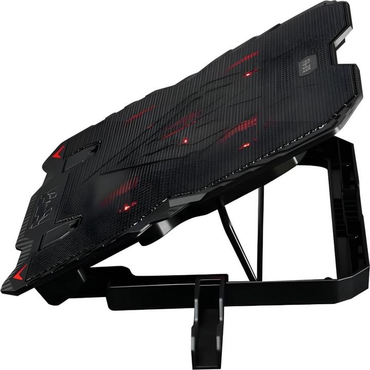 Produktbild Xtrike Me Podstawka chłodząca pod laptop z wbudowanym uchwytem na telefon FN-813 czarny/black